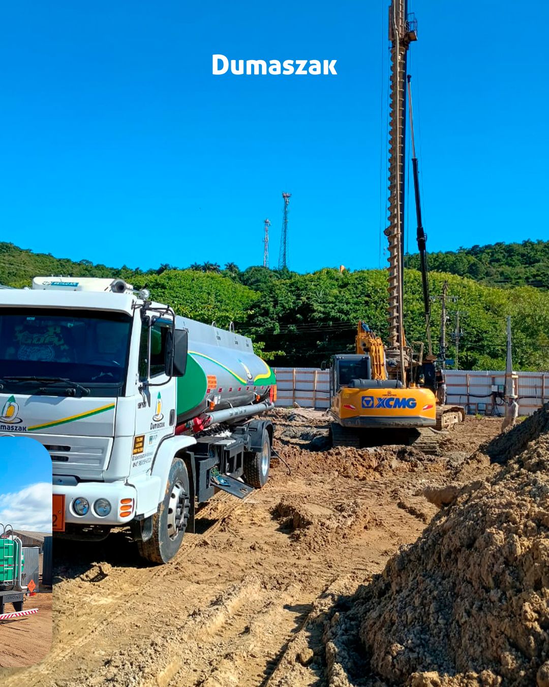 Abastecimento direto em obra